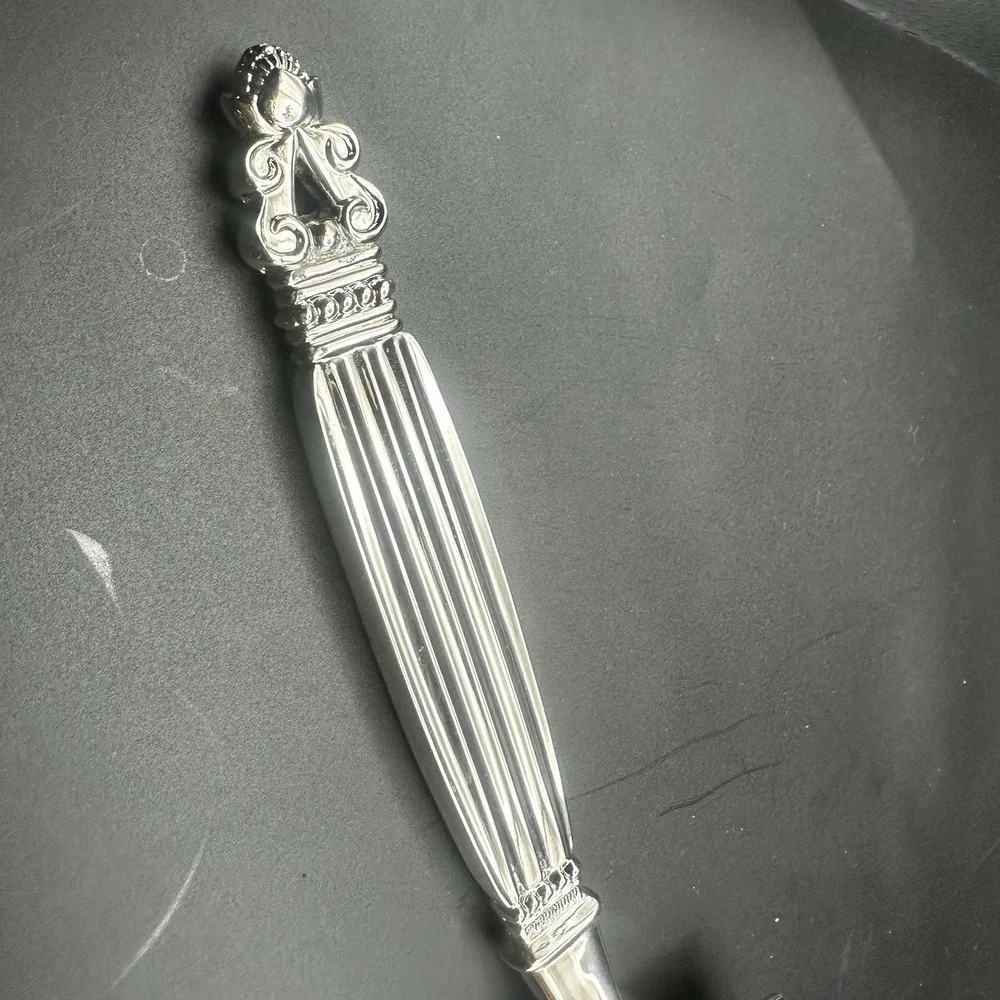 Godinger Silver Treasures Cake Pie Spatula Silver Plate Crown Servewear New‎